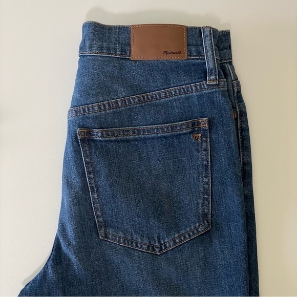 Madewell The Perfect Vintage Crop Button Front High Rise Jean Barnsdale Wash 26 - Picture 12 of 16